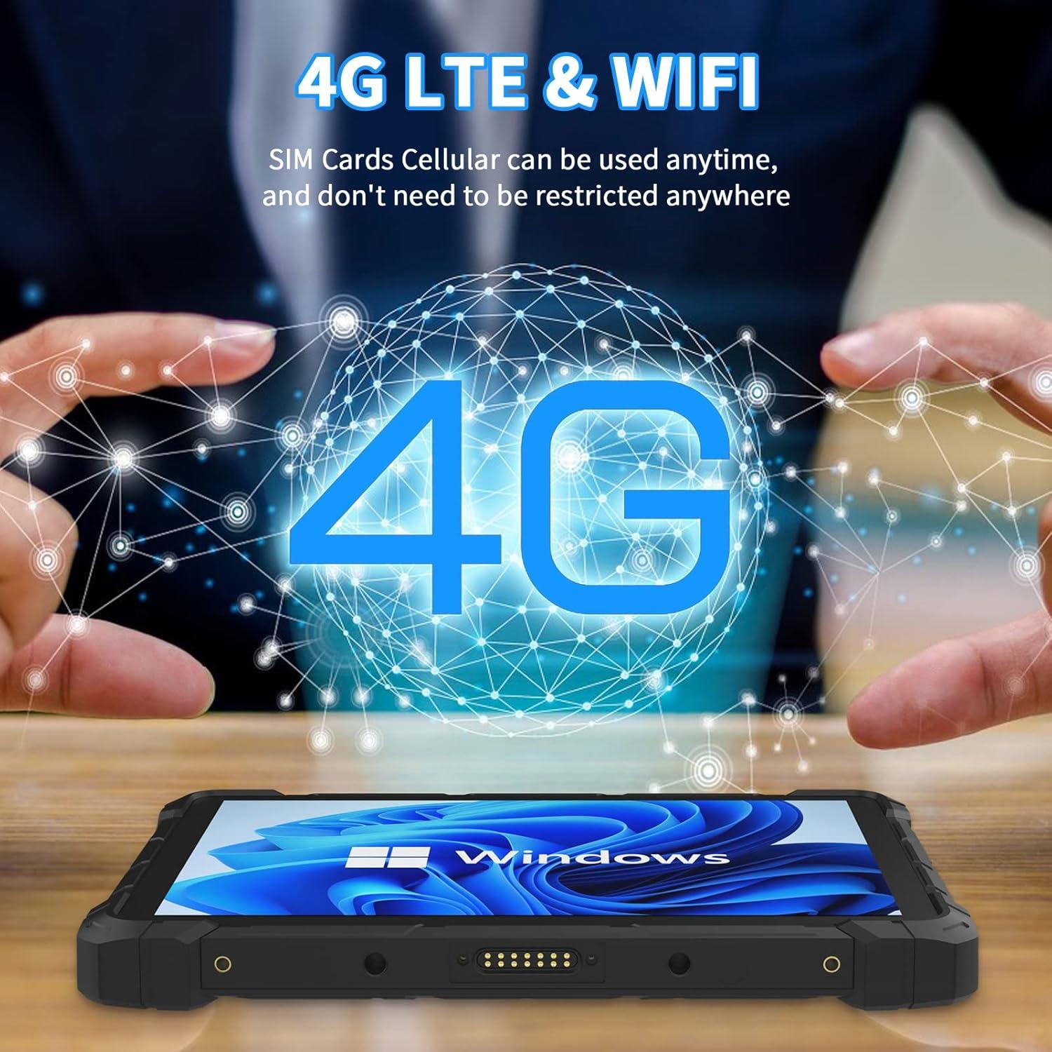 Tableta Resistente HIGOLEPC 10.1" Win 11 Pro 8GB RAM 128GB