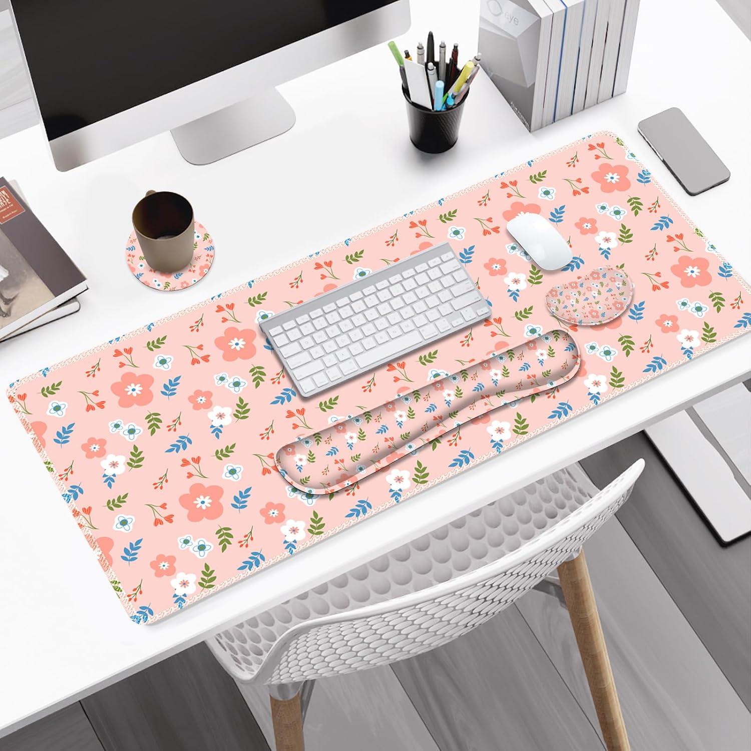 Conjunto de Alfombrillas de Ratón Ergonómicas NXZGO 4 en 1