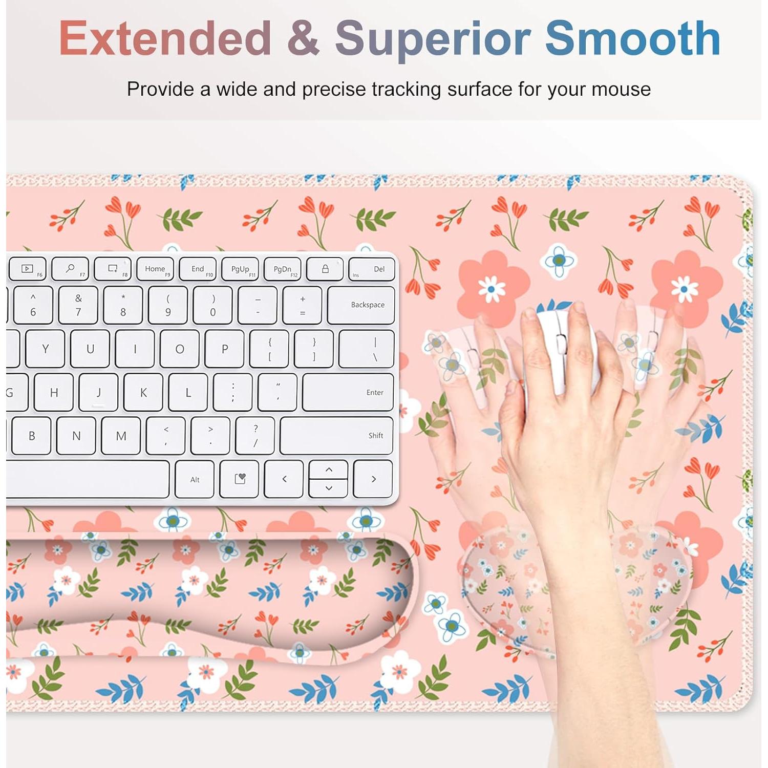 Conjunto de Alfombrillas de Ratón Ergonómicas NXZGO 4 en 1