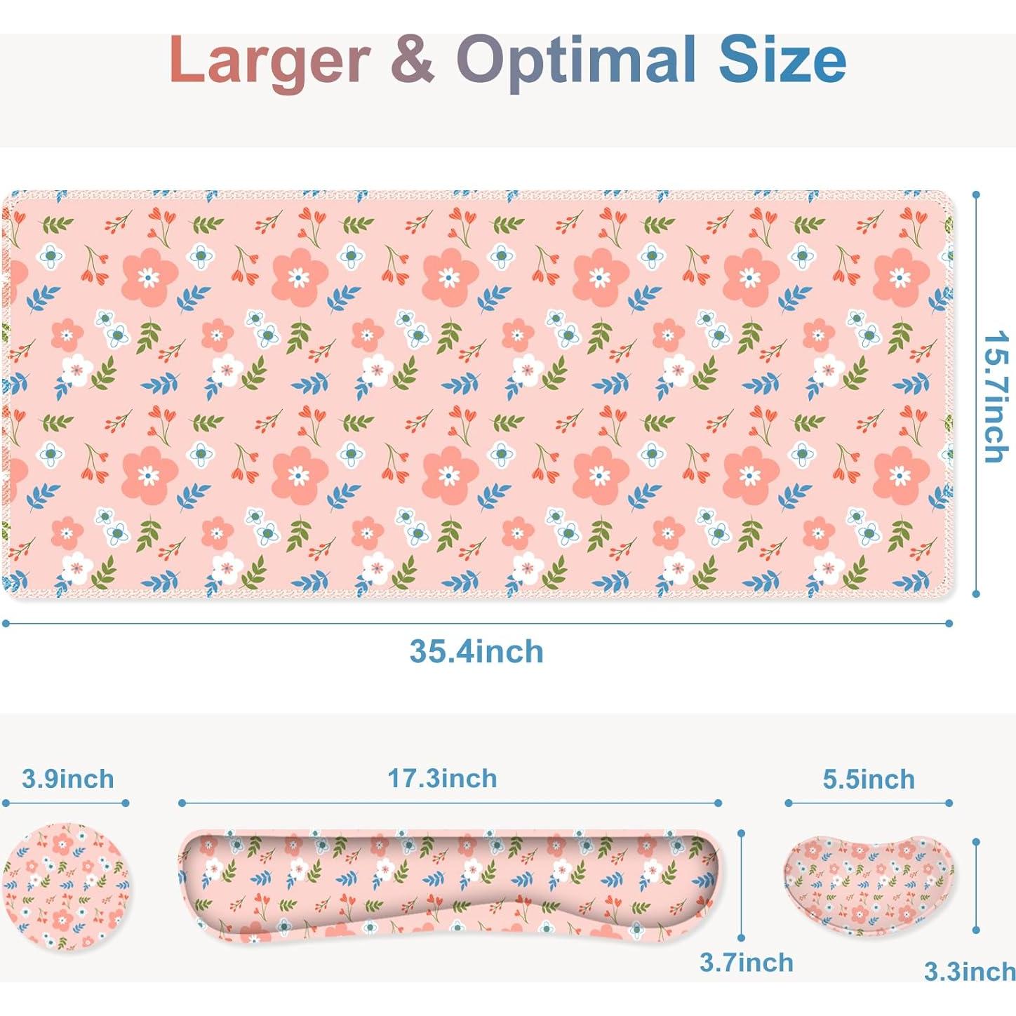 Conjunto de Alfombrillas de Ratón Ergonómicas NXZGO 4 en 1