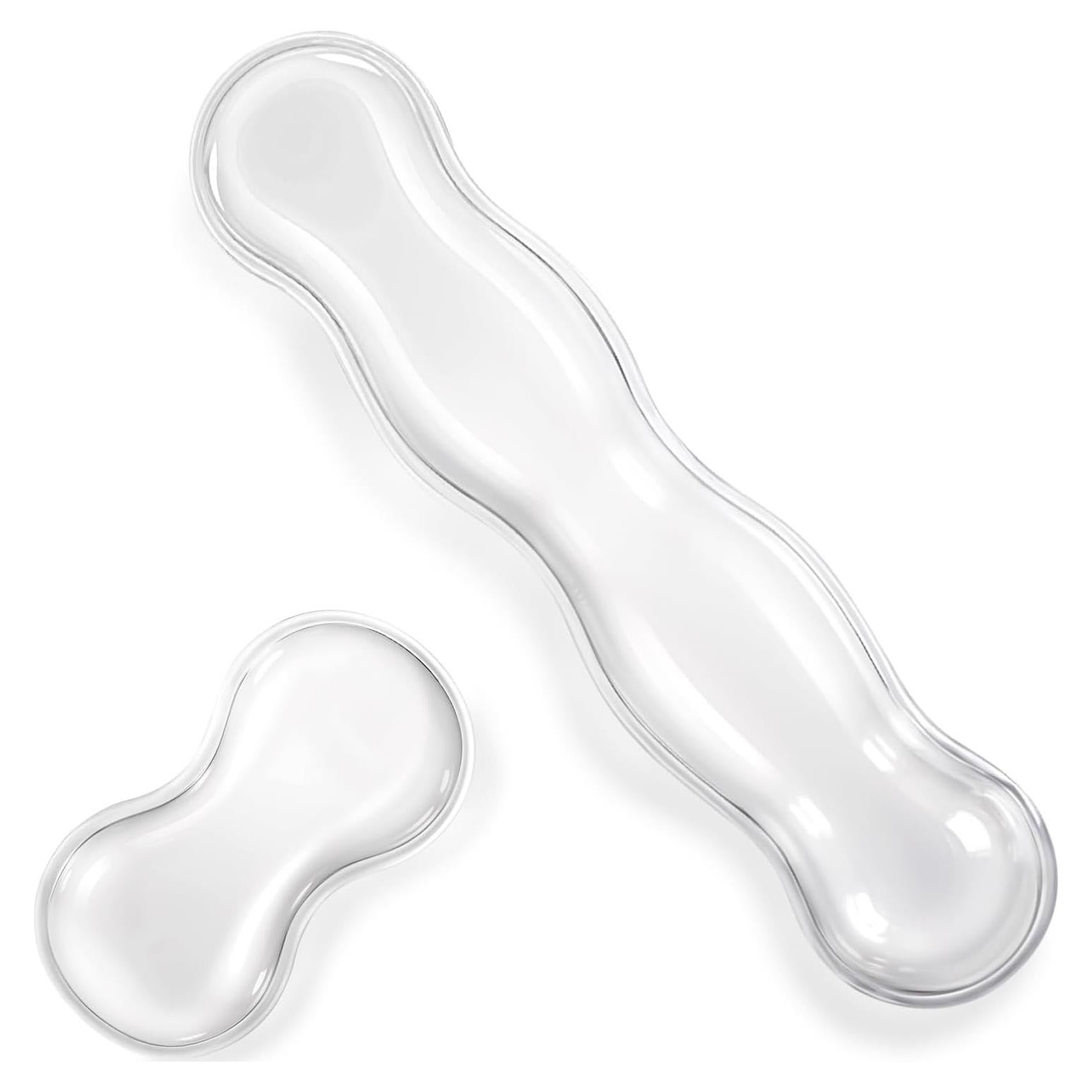 Conjunto de Reposamuñecas de Gel Prasacco para Teclado y Ratón