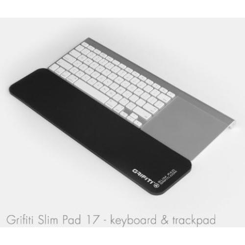 Almohadilla de Muñeca Ergonómica Grifiti 43x10 cm Nylon Negro