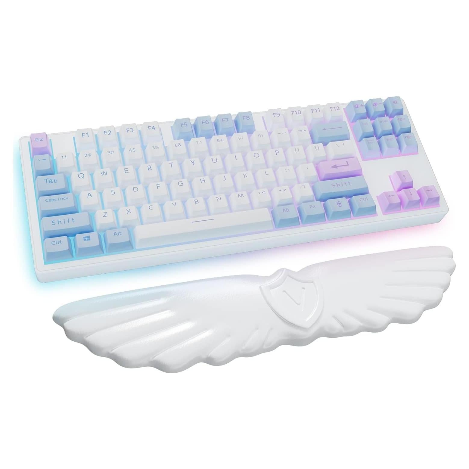 Reposamuñecas ergonómico Sushret ala de ángel 38.1x10.9cm