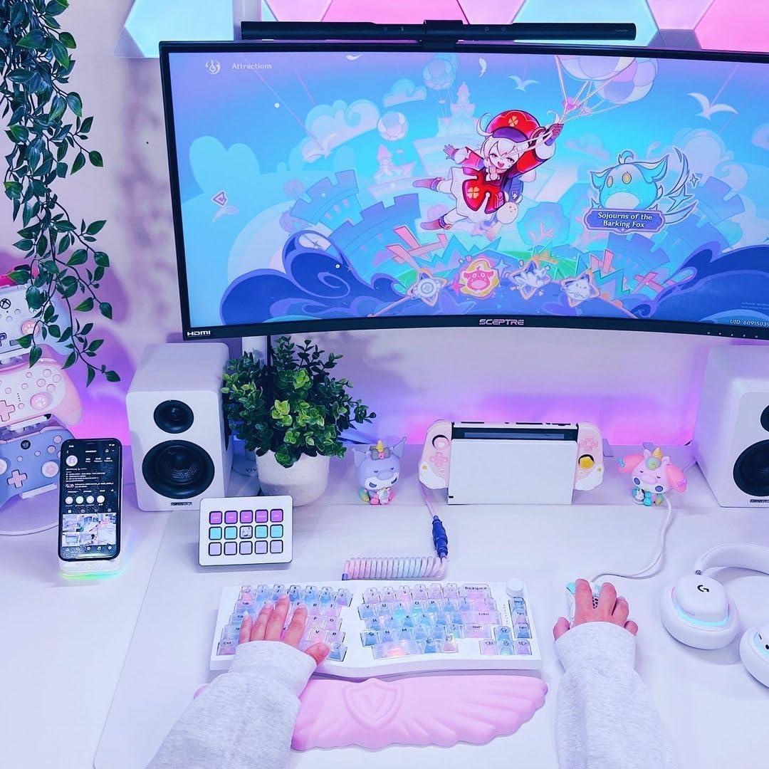 Reposamuñecas ergonómico Sushret ala de ángel 38.1x10.9cm