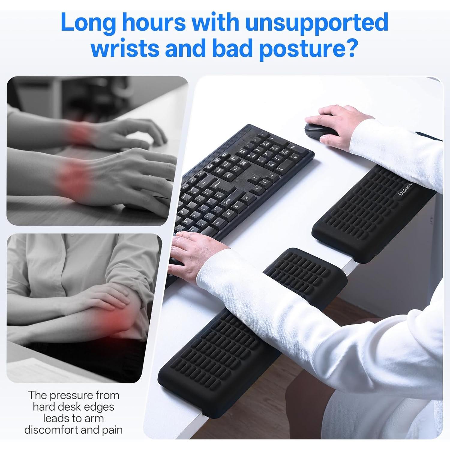 Reposamuñecas y Reposabrazos Ergonómico UnivoColors Set de 2