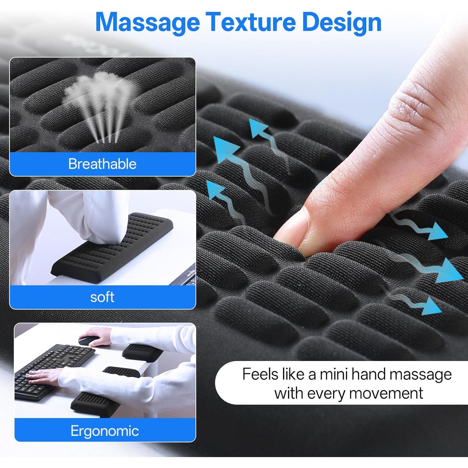 Reposamuñecas y Reposabrazos Ergonómico UnivoColors Set de 2