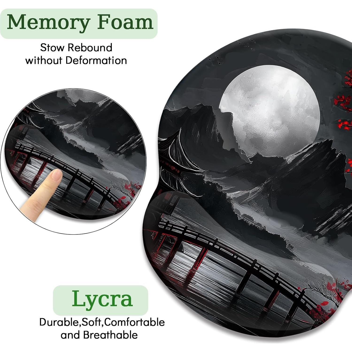 Alfombrilla de Ratón Ergonómica LIMKRIAN con Reposamuñecas