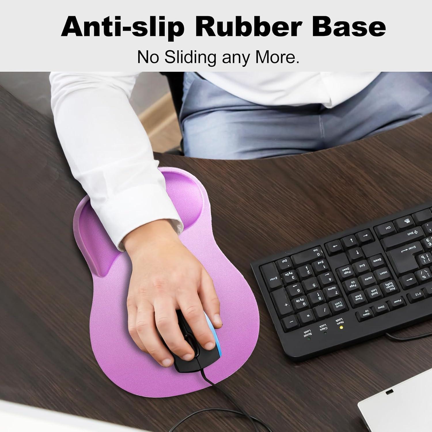 Alfombrilla de Ratón Ergonómica KINREEB con Soporte para Muñeca