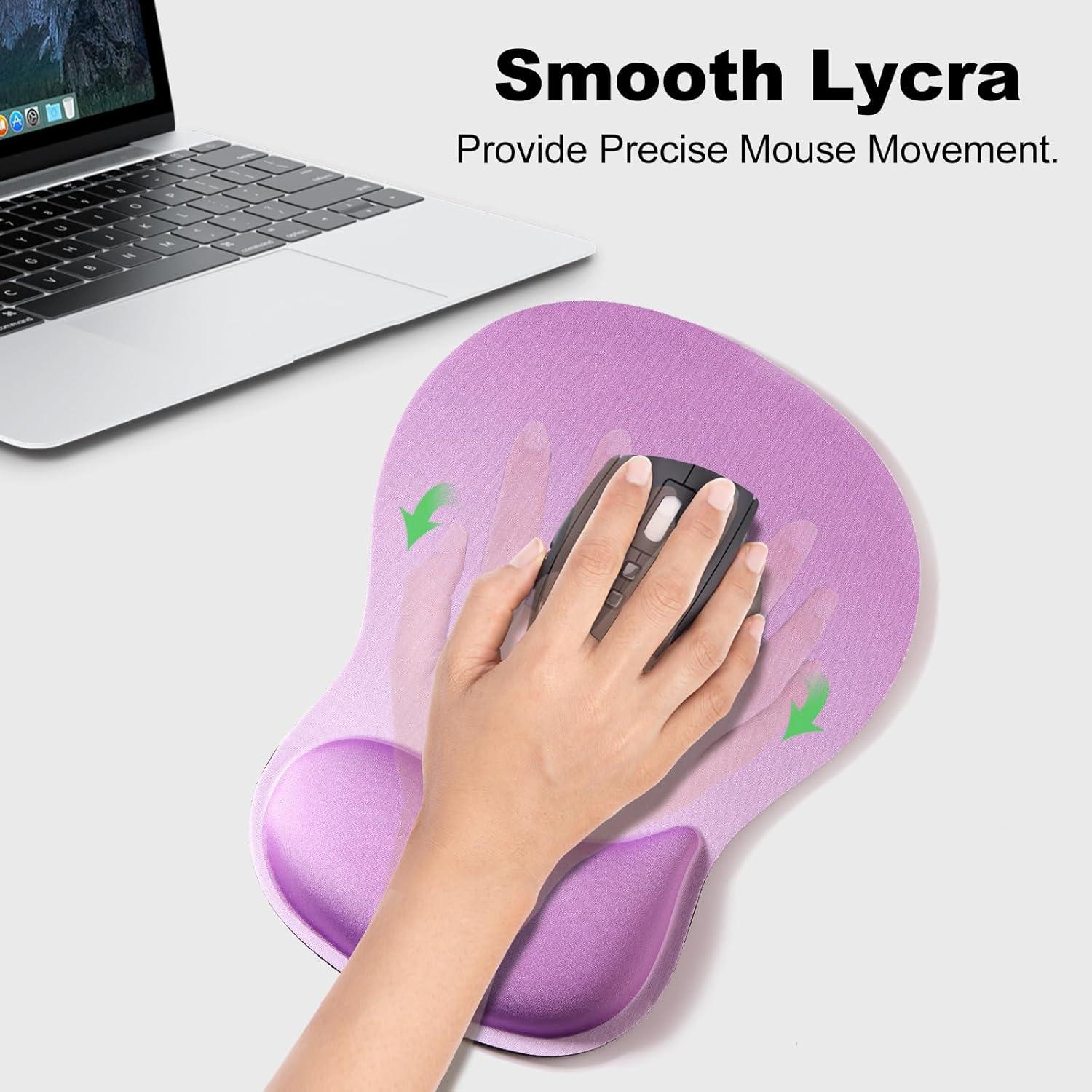 Alfombrilla de Ratón Ergonómica KINREEB con Soporte para Muñeca