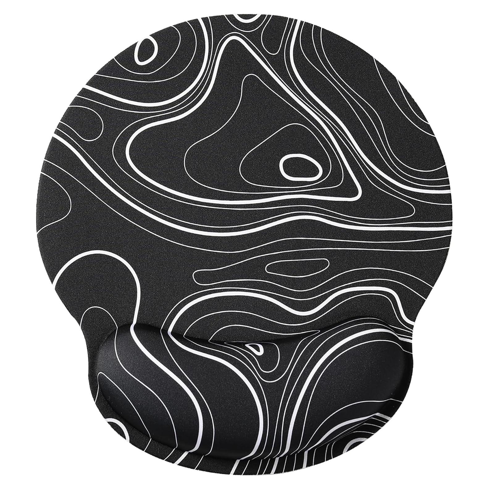 Almohadilla Ergonómica ALOANES para Ratón con Soporte Negro