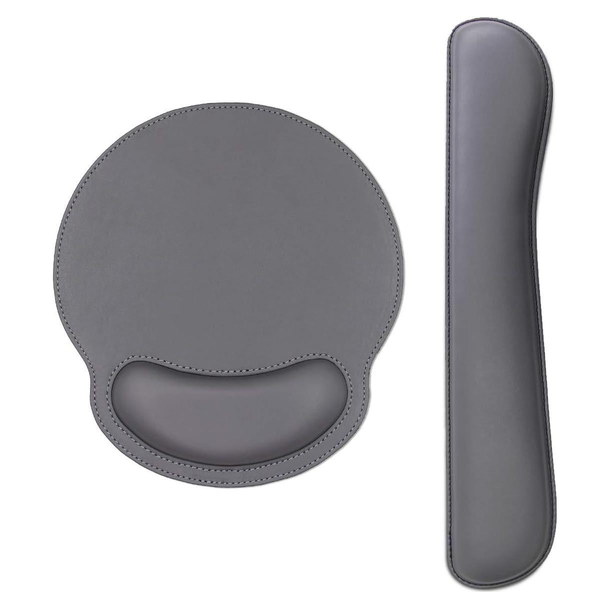 Juego de Alfombrillas Ergonómicas iVeze con Soporte para Muñeca - Gris