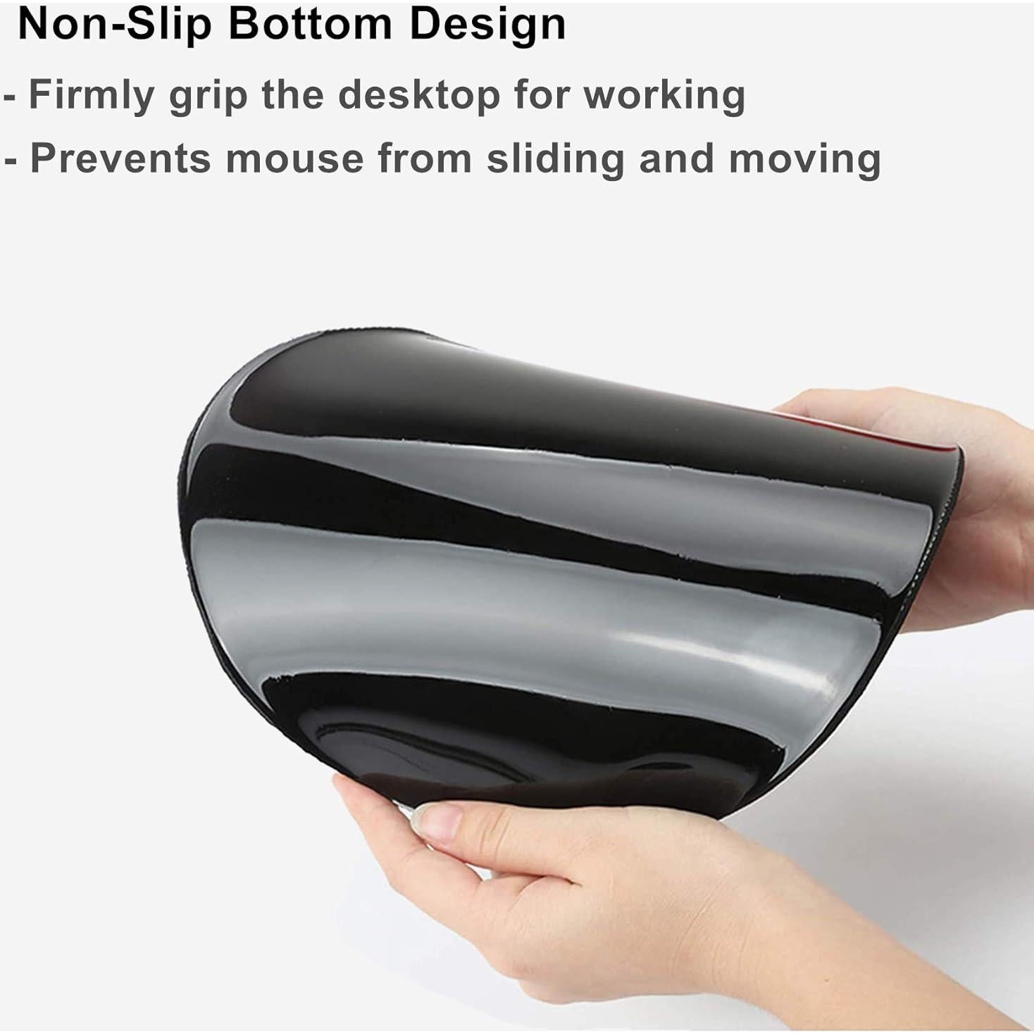 Alfombrilla de Mouse Ergonomica LESHIRY con Soporte Floral