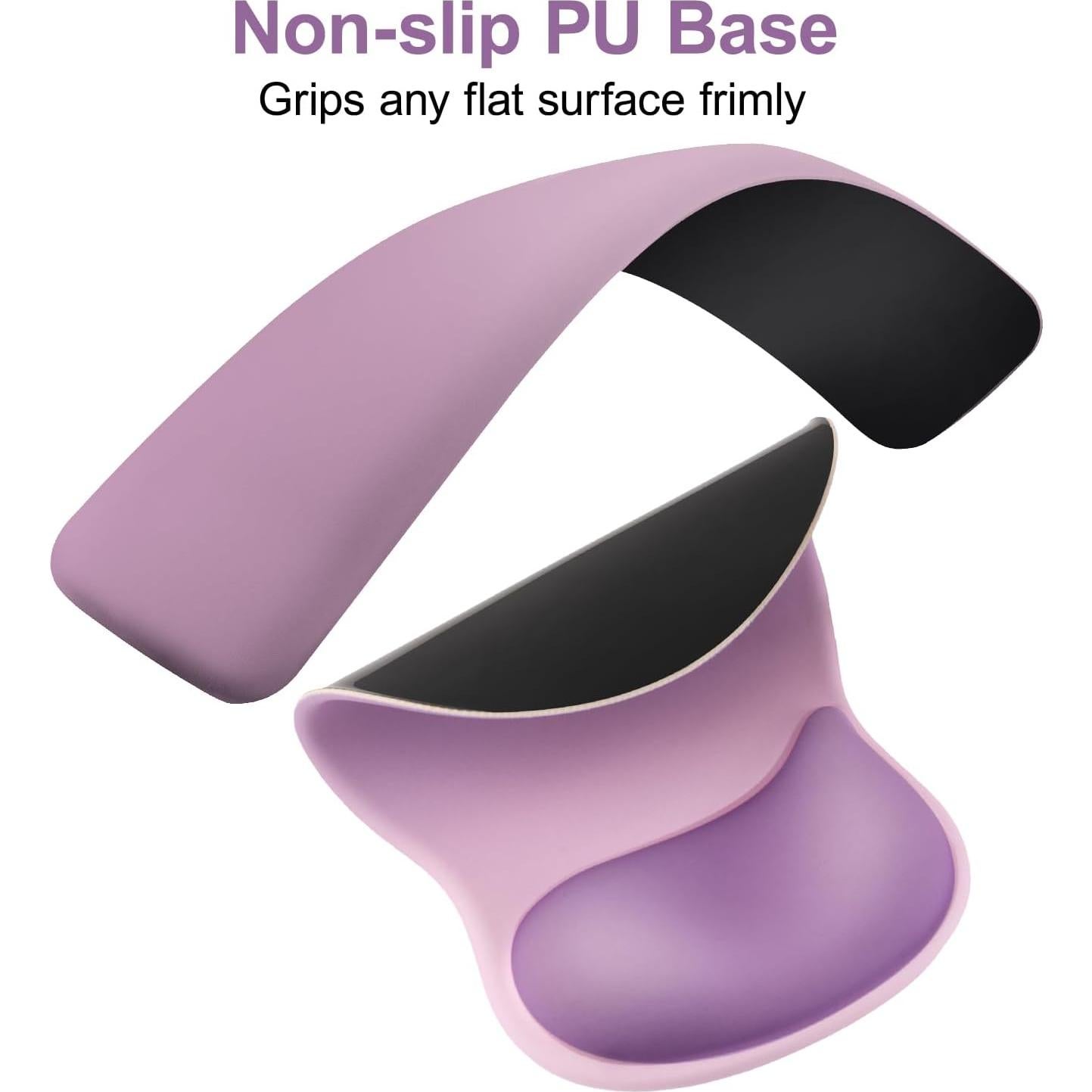 Conjunto Alfombrilla de Teclado y Ratón MOSISO Ergonómico Púrpura