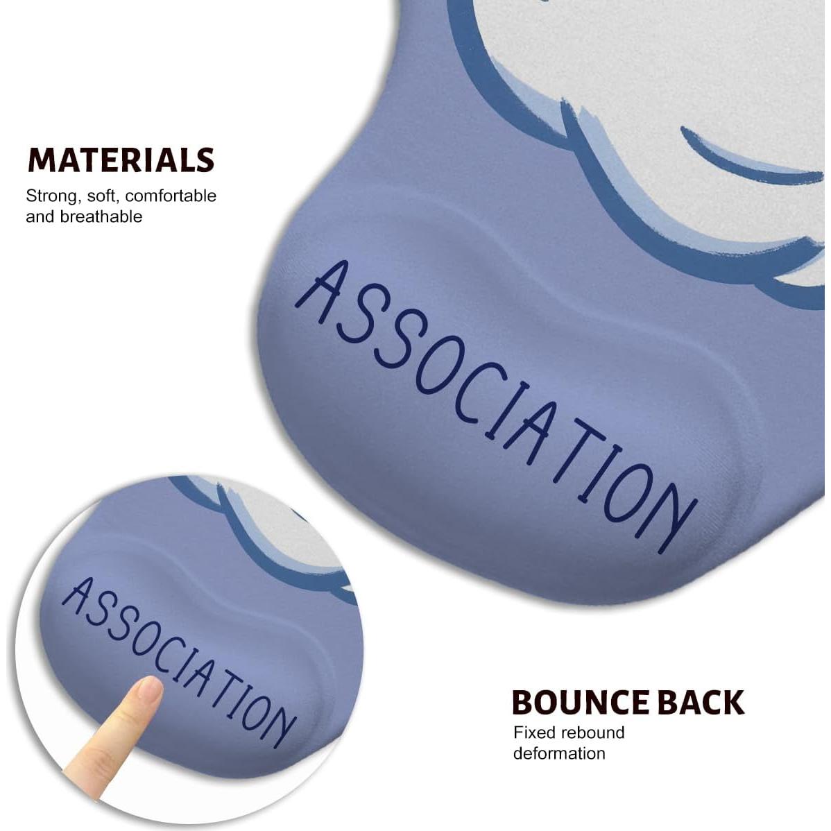 Alfombrilla de Ratón Ergonómica MIOOKISS con Reposamuñecas