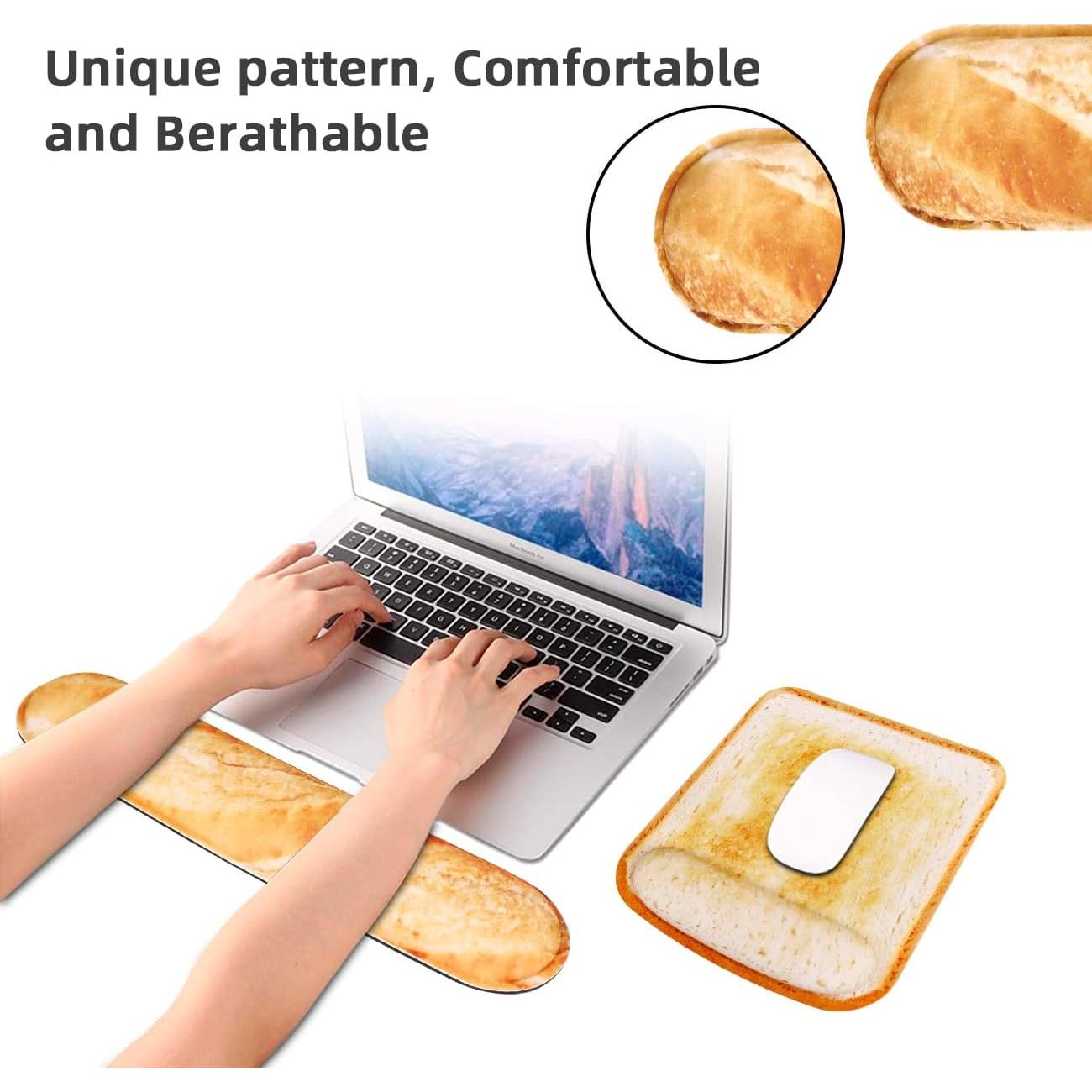 Alfombrilla de Ratón con Soporte para Muñeca MMDW Tostada