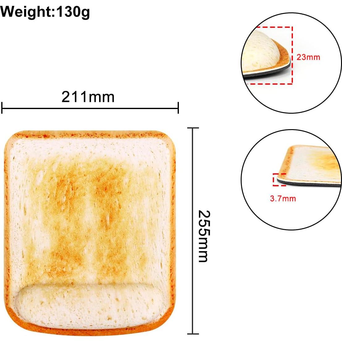 Alfombrilla de Ratón con Soporte para Muñeca MMDW Tostada