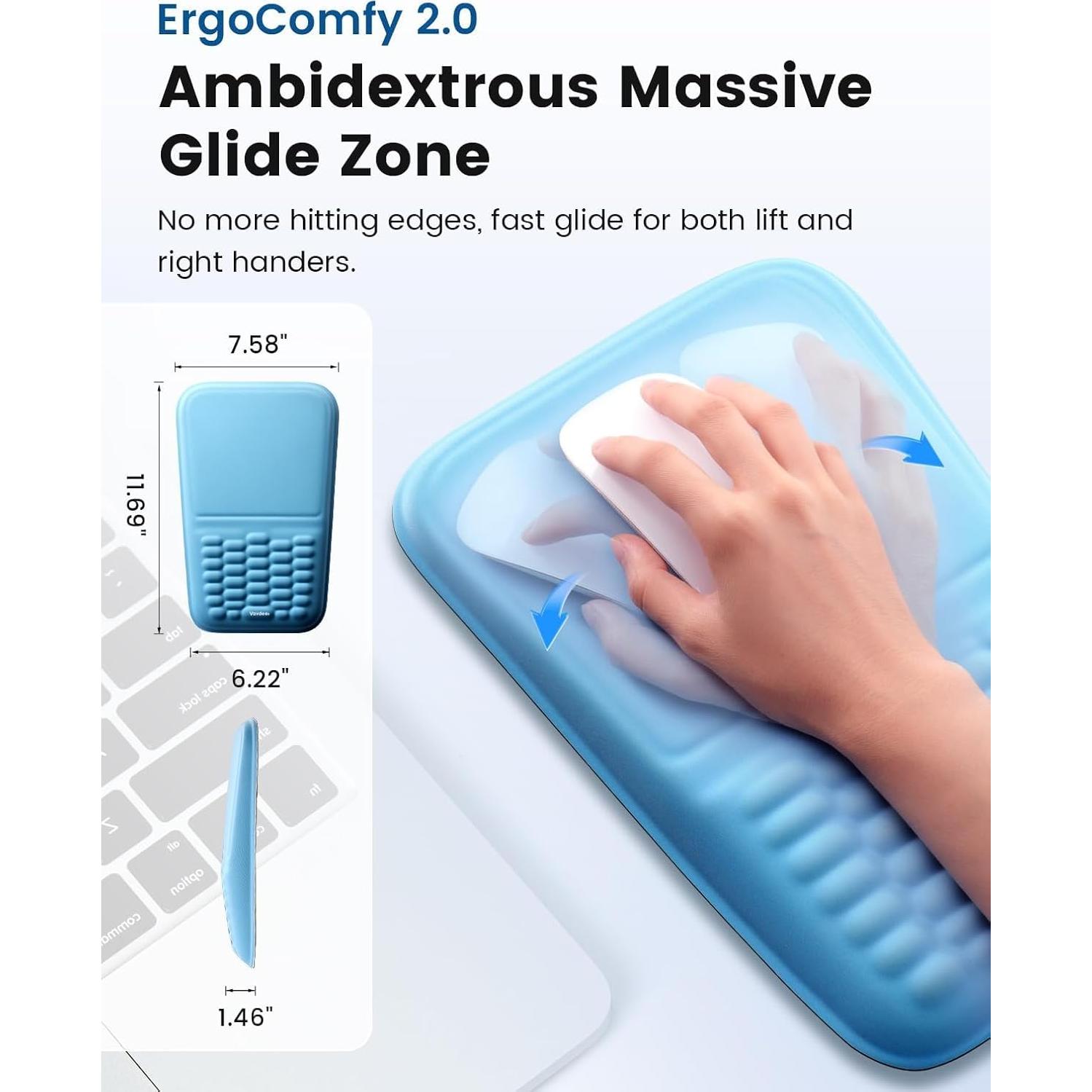 Soporte de Muñeca Ergonómico Vaydeer con Masaje y Base Antideslizante