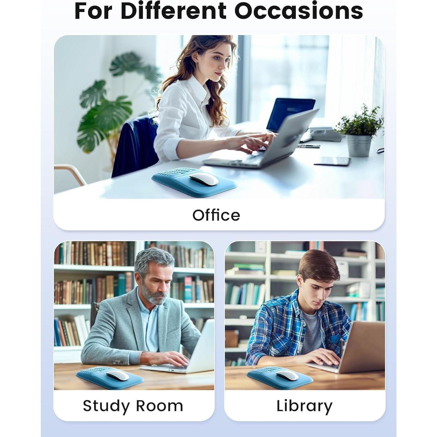 Soporte de Muñeca Ergonómico Vaydeer con Masaje y Base Antideslizante