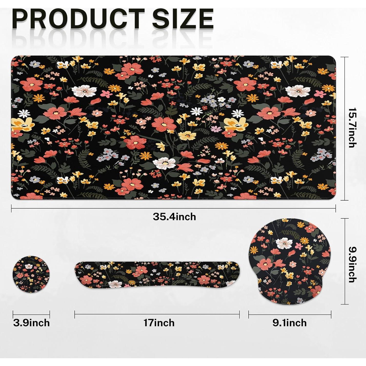 Juego de Alfombrillas de Escritorio Arttown 4 en 1 Ergonómico