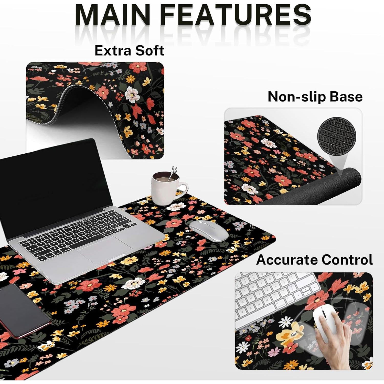 Juego de Alfombrillas de Escritorio Arttown 4 en 1 Ergonómico