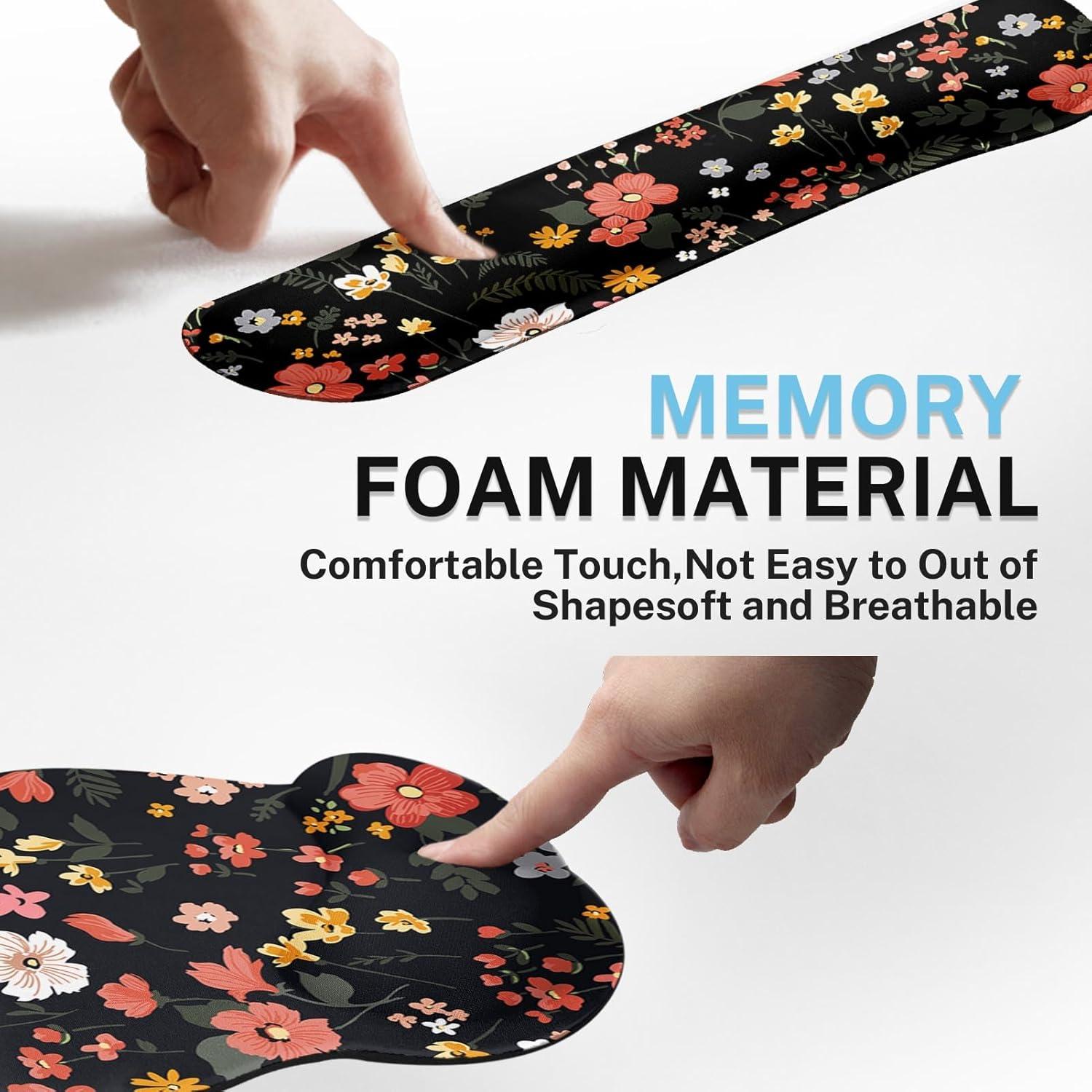 Juego de Alfombrillas de Escritorio Arttown 4 en 1 Ergonómico