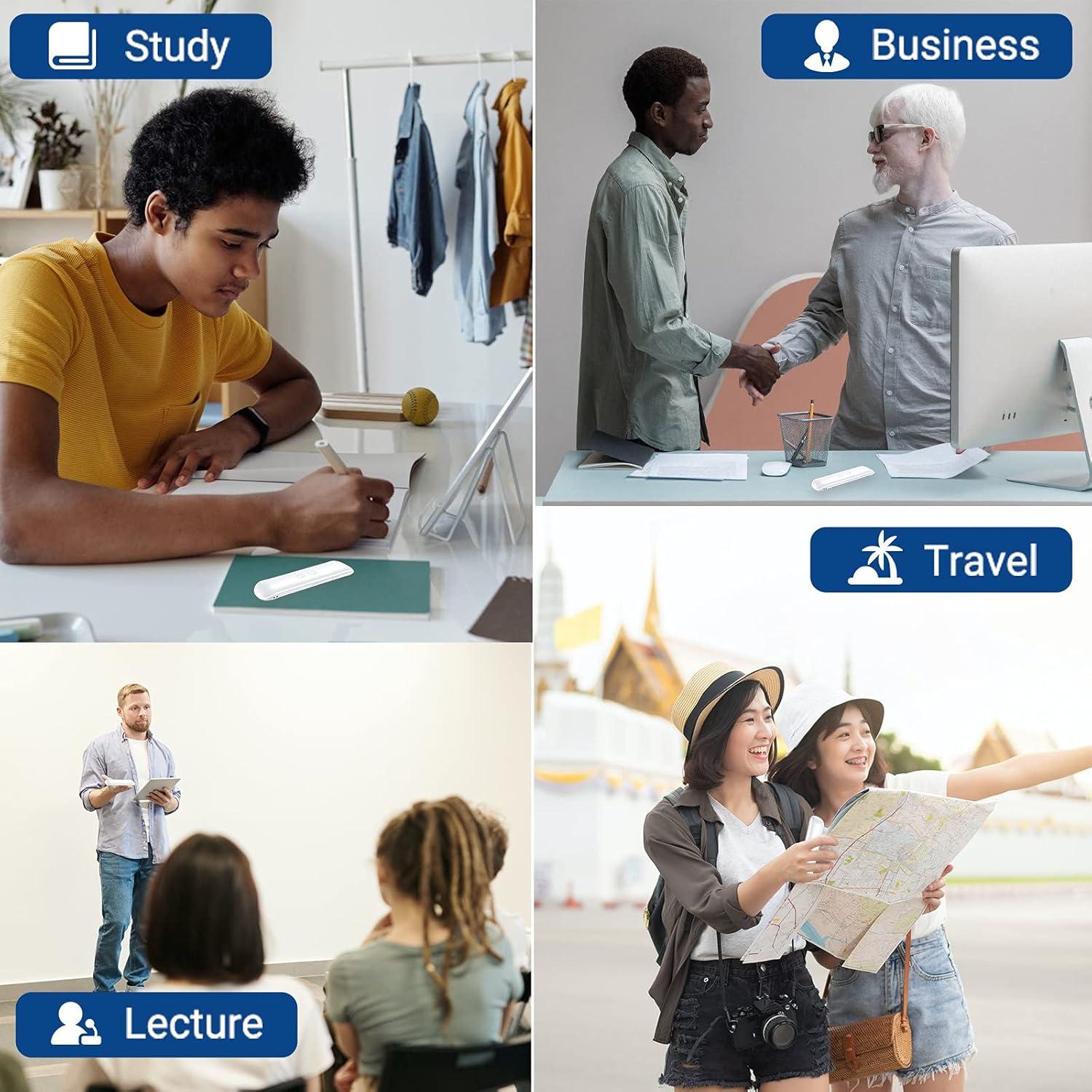 Traductor de Voz XURPURTLK G5 72 Idiomas Bluetooth 4.2