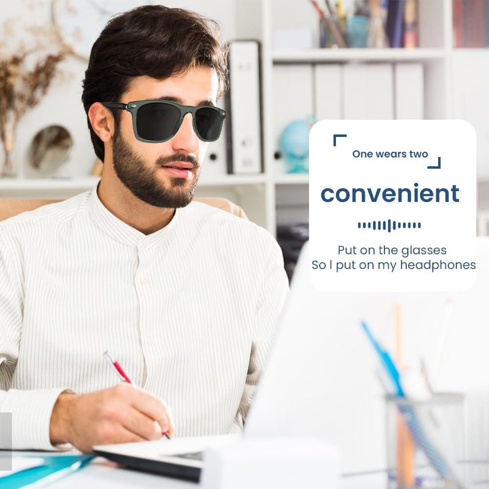 Gafas de Traducción Inteligente Piluyaa E13 Verde Bluetooth