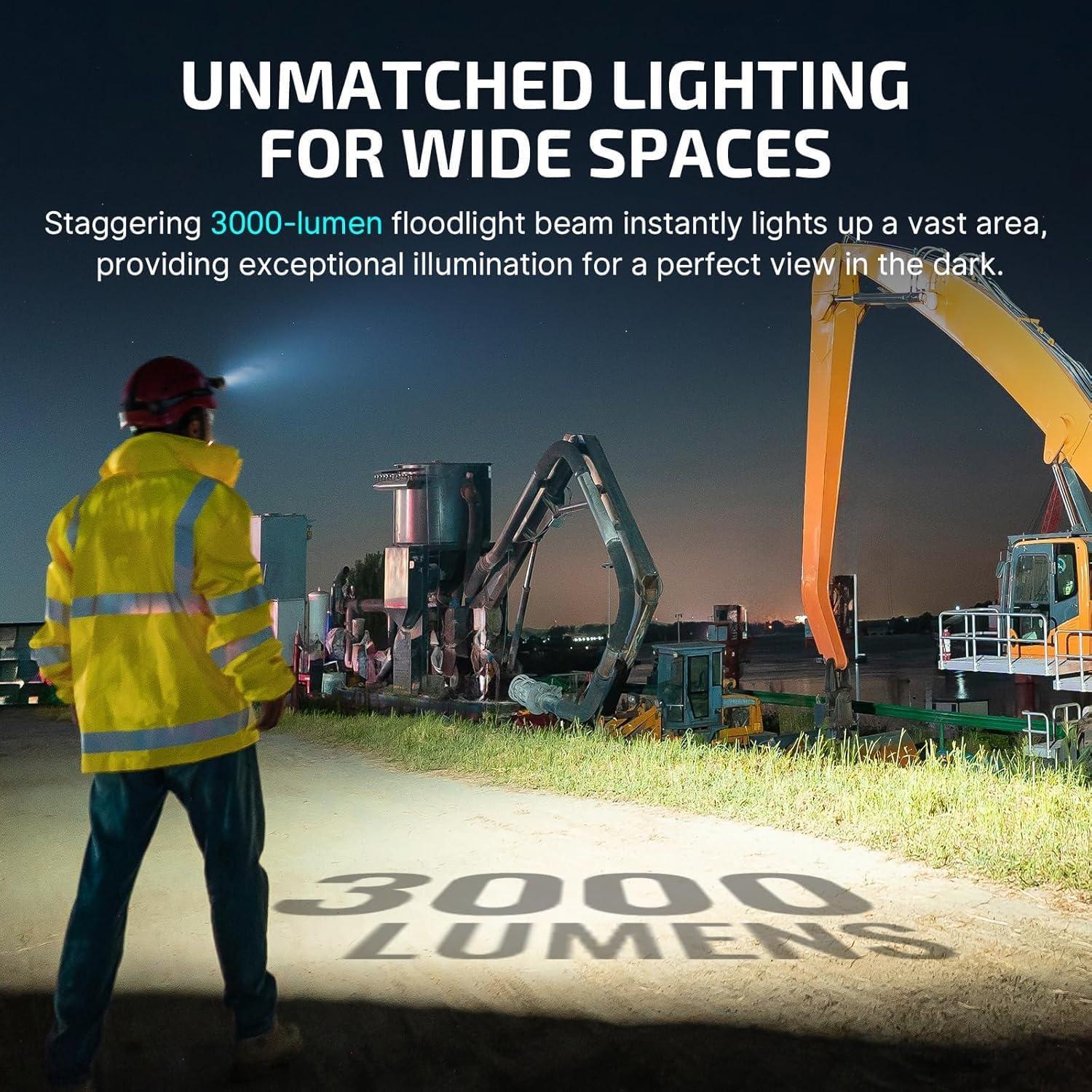 Linterna Frontal OLIGHT Perun 3 Recargable 3000 Lúmenes Verde OD