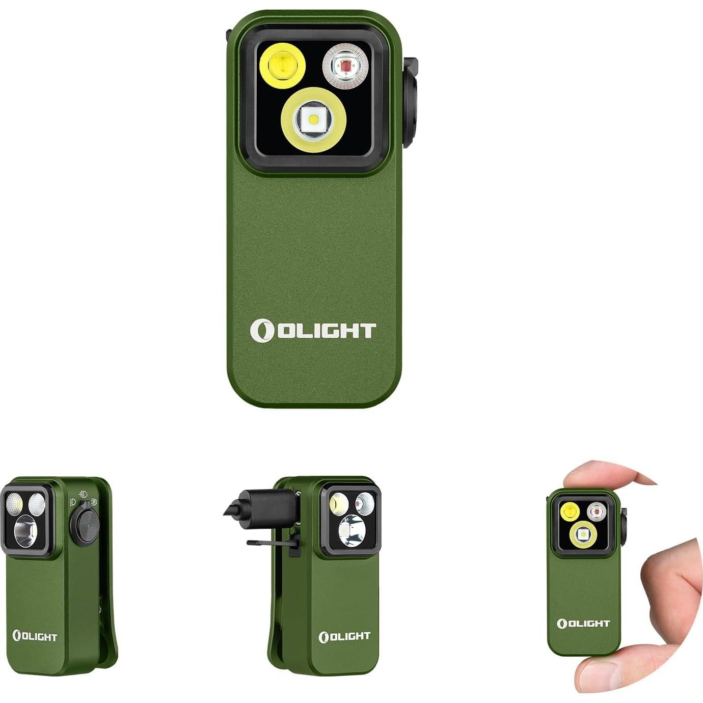 Linterna Frontal OLIGHT Perun 3 Recargable 3000 Lúmenes Verde OD