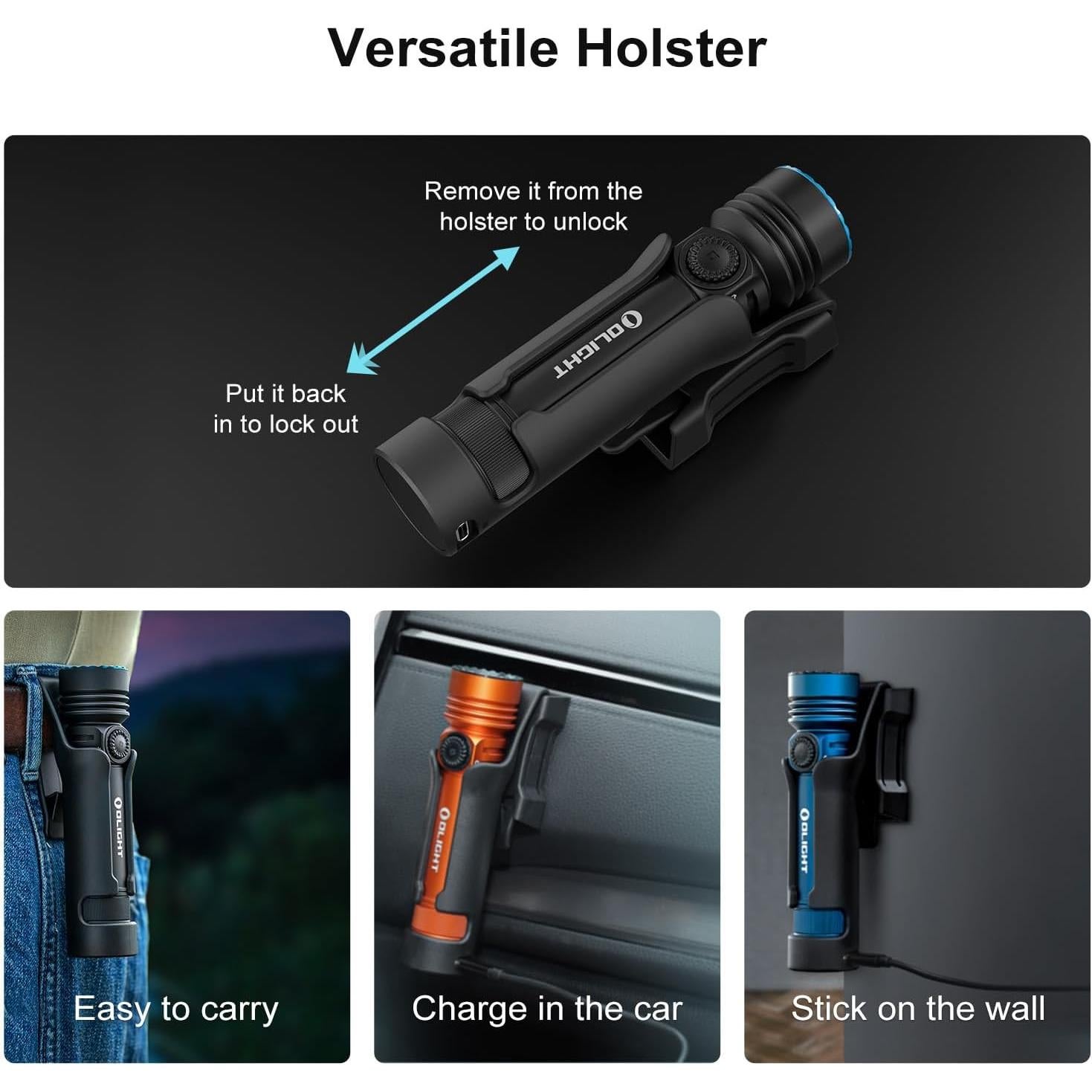 Linterna Recargable OLIGHT Seeker 4 Pro 4600 Lúmenes