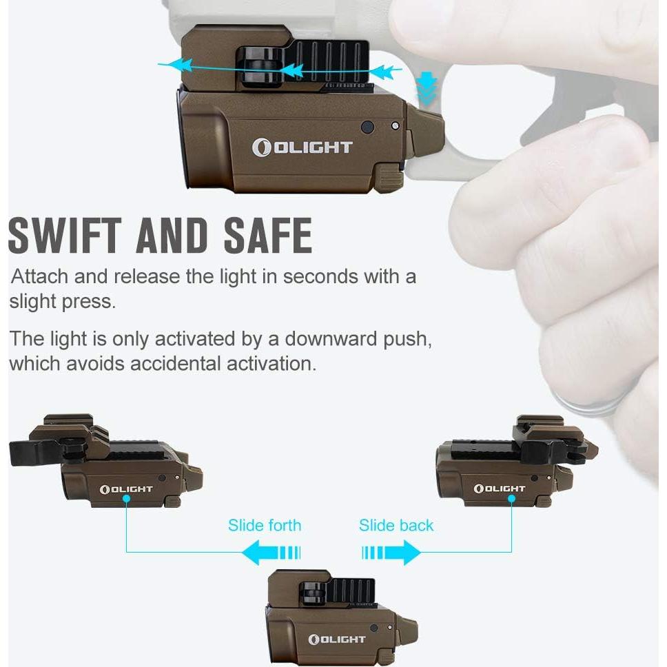 OLIGHT Baldr Mini 600 Lúmenes Luz Táctica Recargable