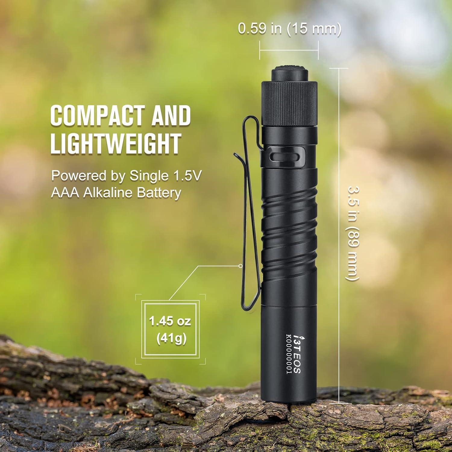 Linterna EDC OLIGHT I3T EOS 180 Lúmenes con Clip Pro