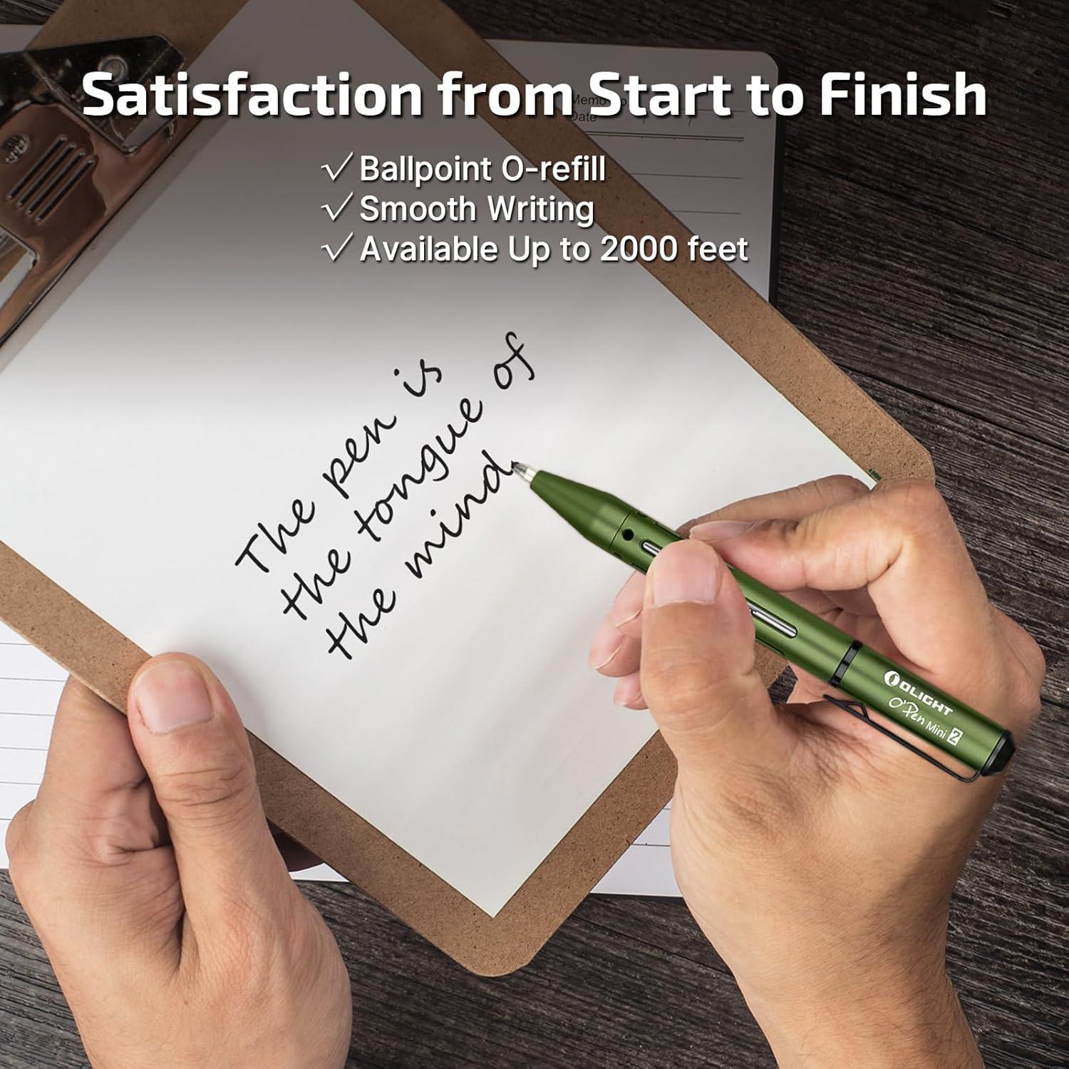 Bolígrafo y Lápiz 2 en 1 OLIGHT O'Pen Mini 2 con Linterna Oclip Pro