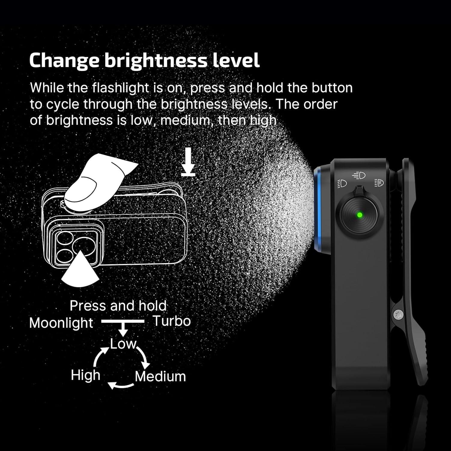 Cargador de Batería OLIGHT Ostation X + Linterna Oclip Pro