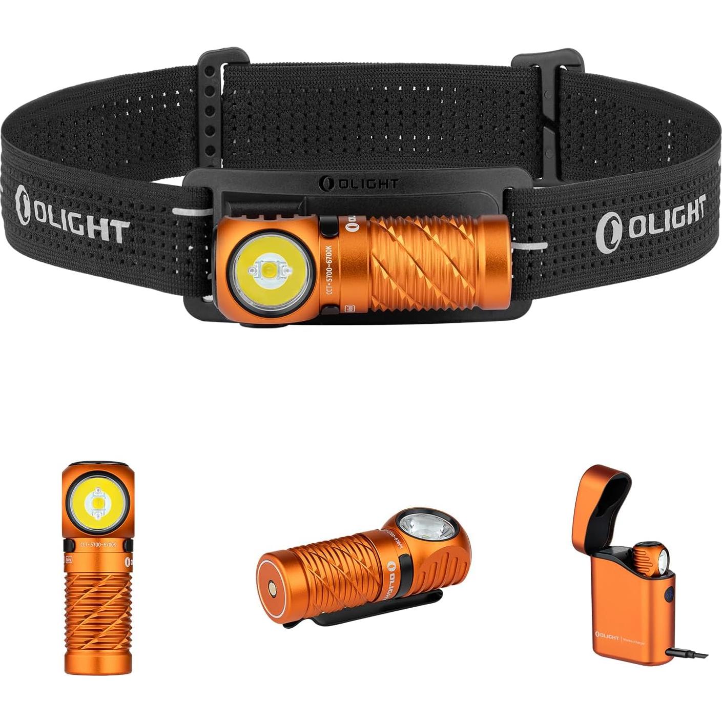 Linterna Frontal OLIGHT Perun 3 Mini 1250 Lúmenes Recargable