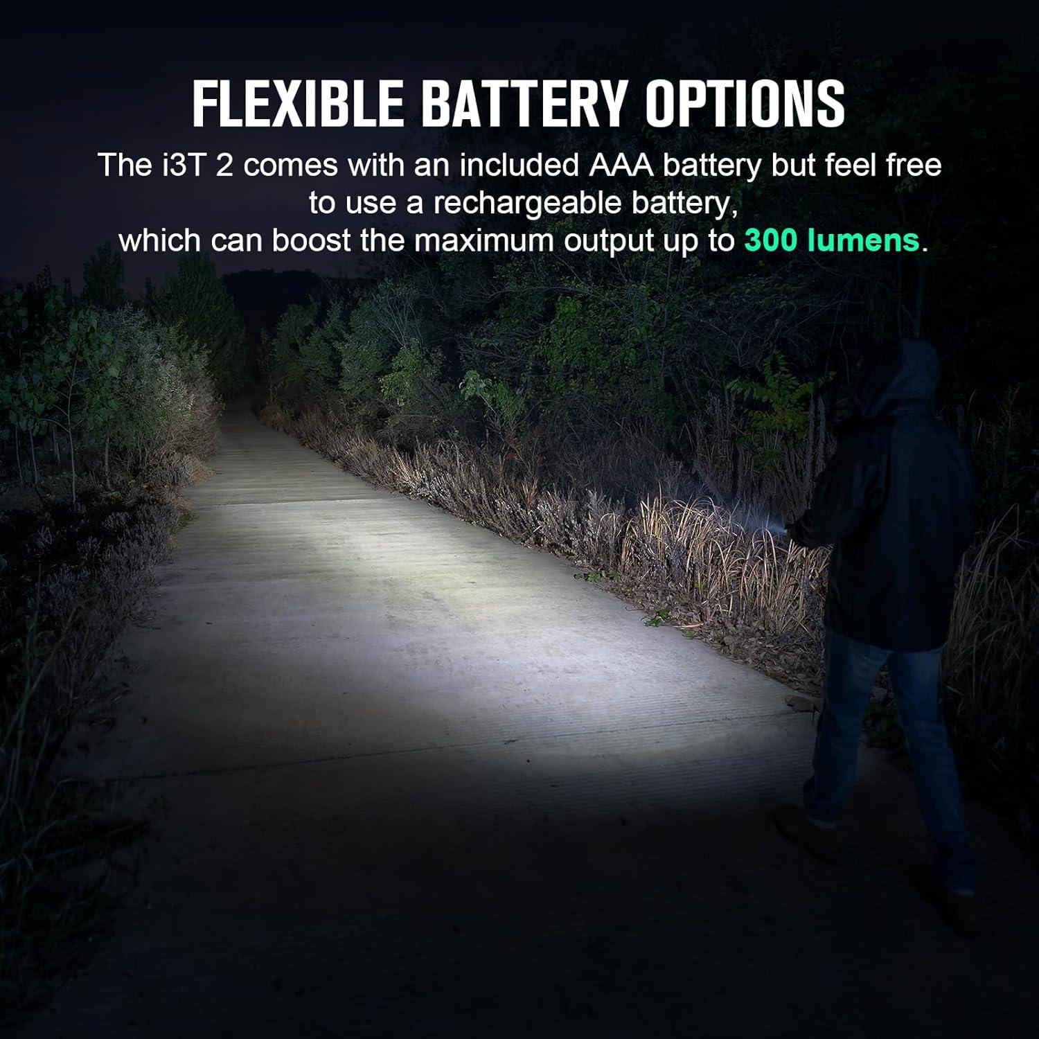 Linterna EDC OLIGHT I3T 2 EOS 200 lúmenes con Oclip Pro