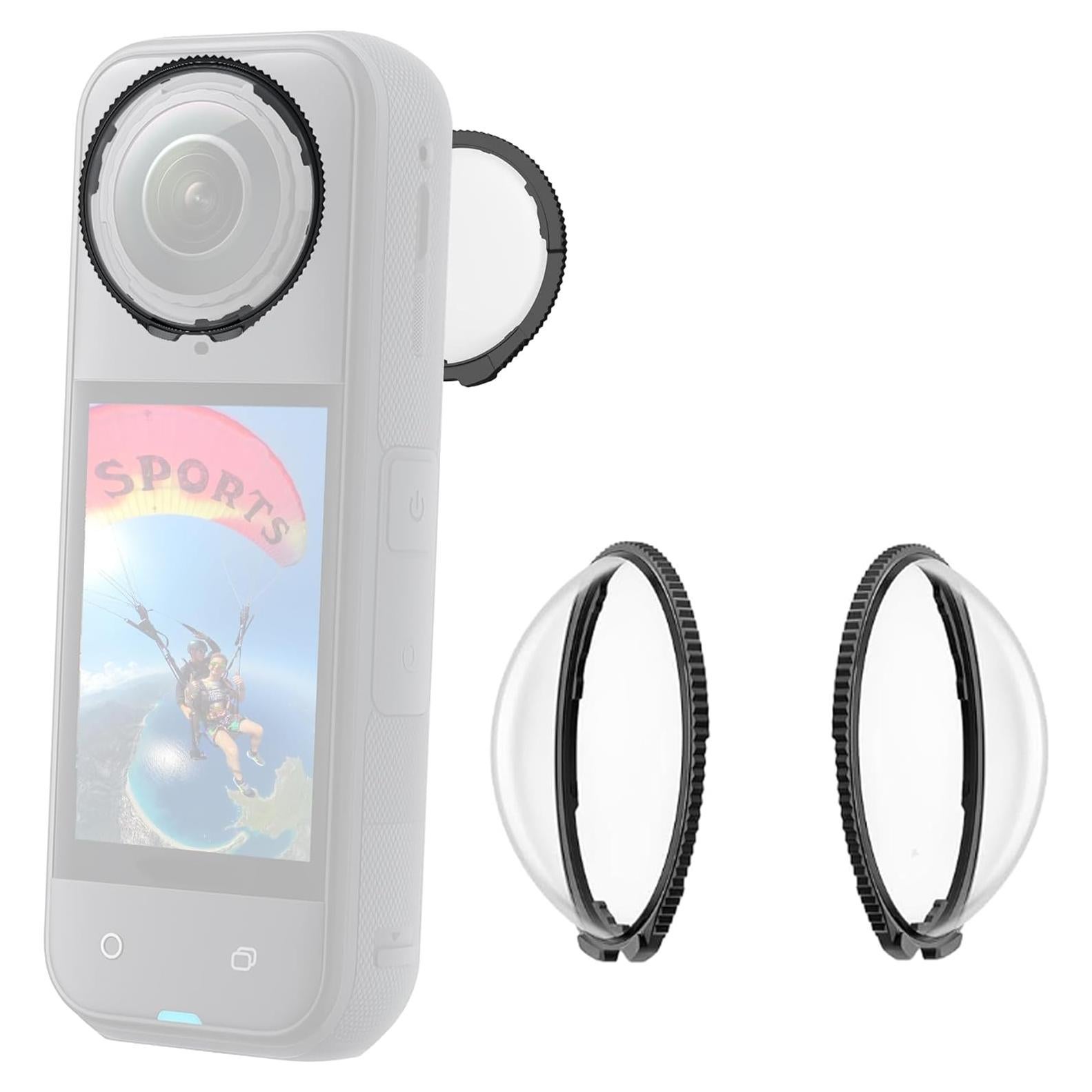 Protector de Lente Premium OGITBIO para Insta360 X5 - Vidrio Templado 10H