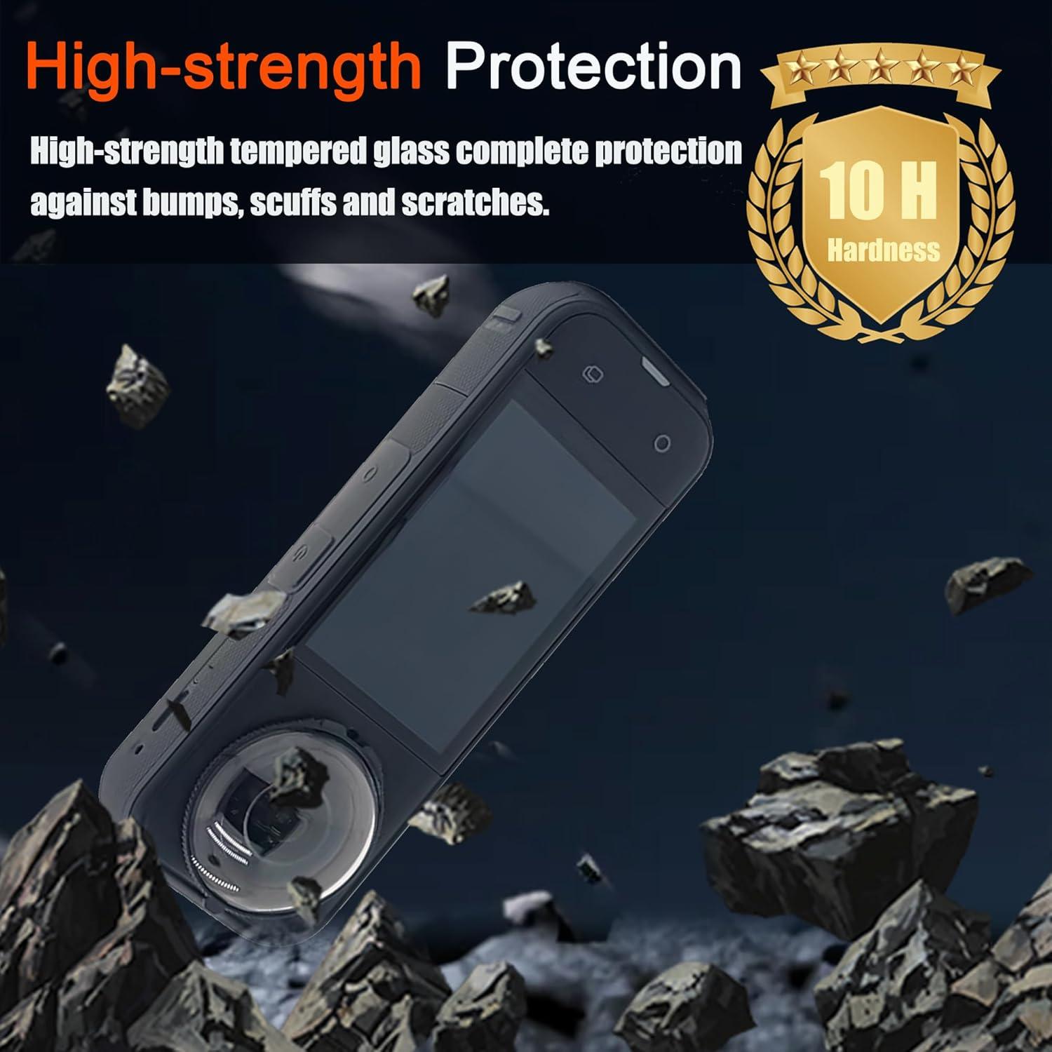 Protector de Lente Premium OGITBIO para Insta360 X5 - Vidrio Templado 10H