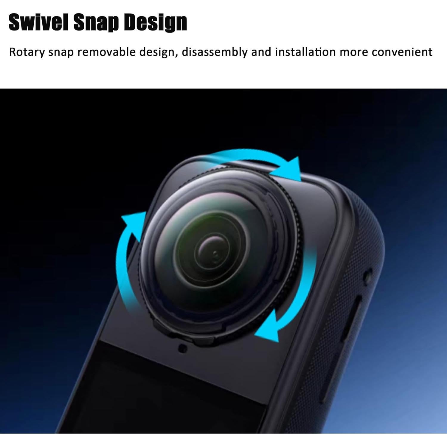 Protector de Lente Premium OGITBIO para Insta360 X5 - Vidrio Templado 10H