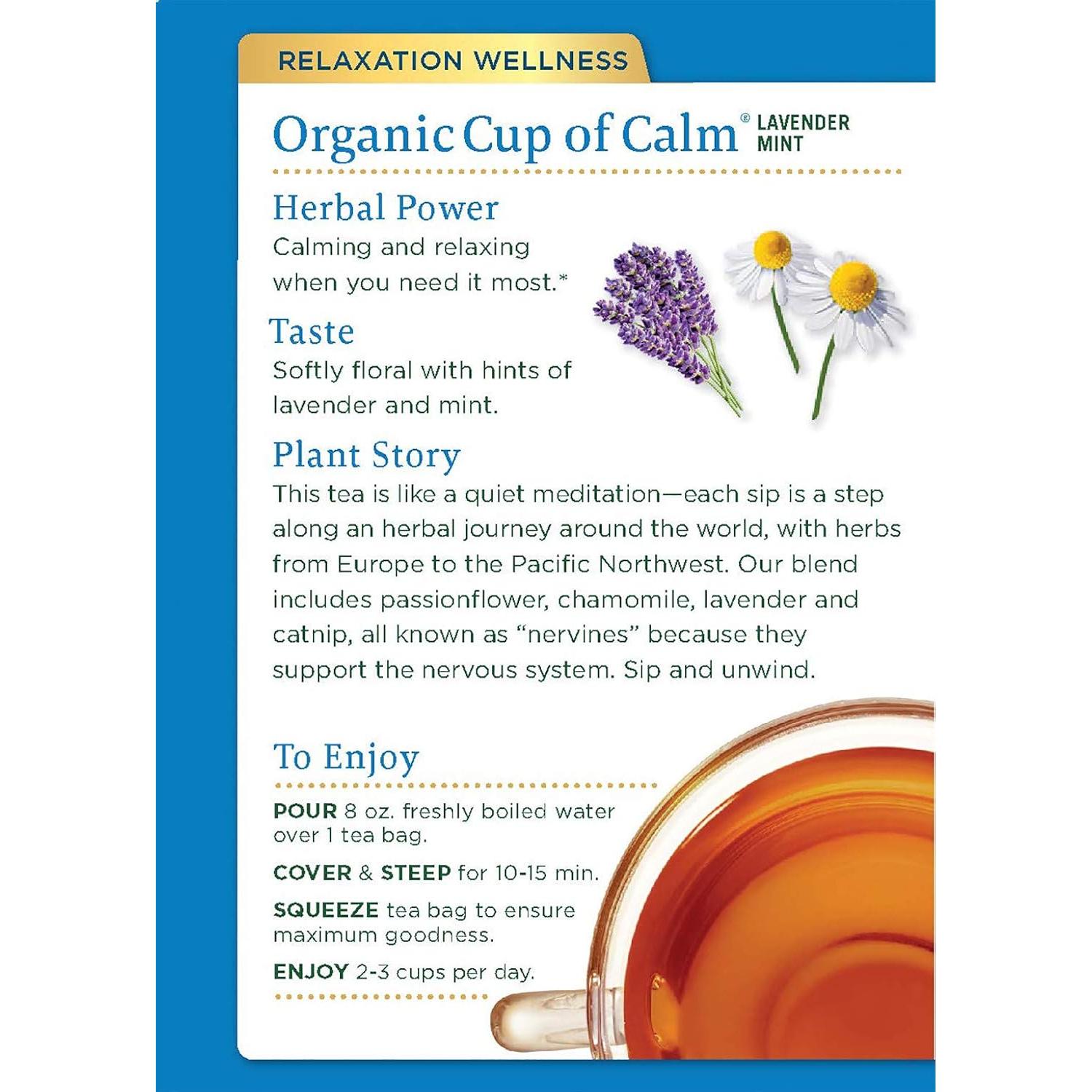 Té de Hierbas Orgánico Traditional Medicinals 16 Bolsitas