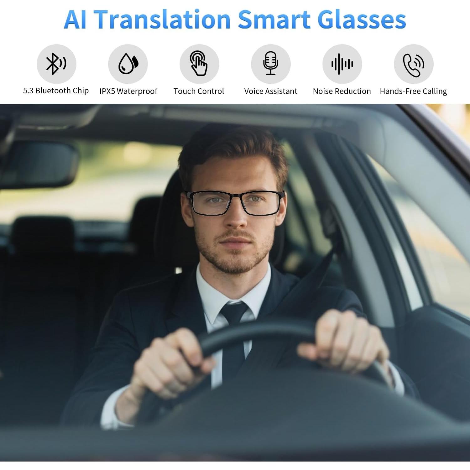 Gafas Inteligentes AI Tulbeys G07 - Traducción en Tiempo Real