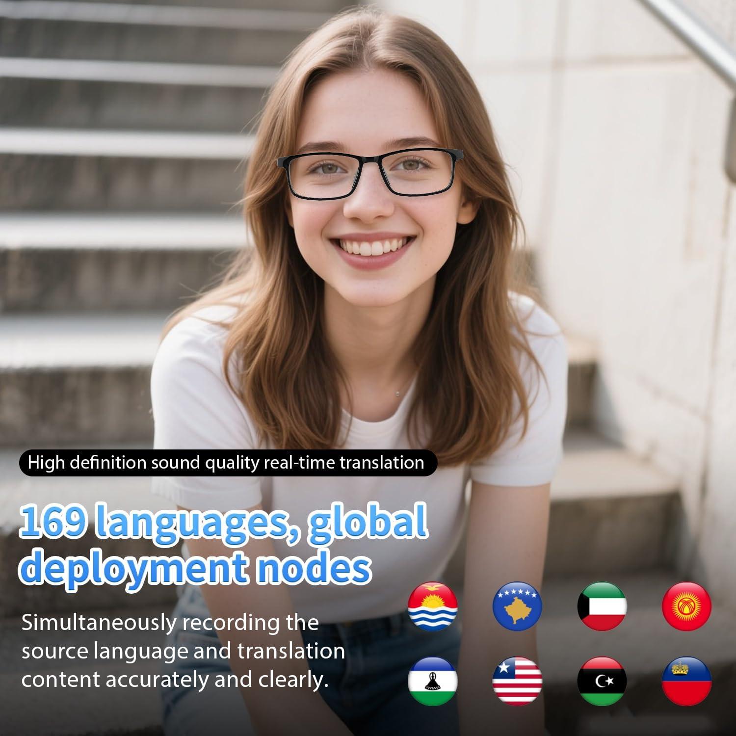 Gafas Inteligentes AI Tulbeys G07 - Traducción en Tiempo Real