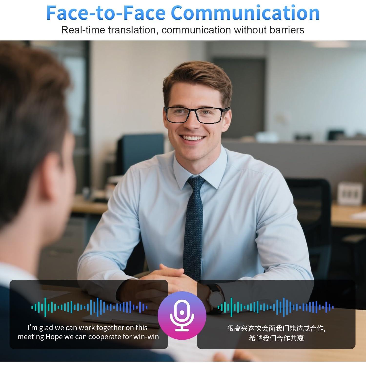 Gafas Inteligentes AI Tulbeys G07 - Traducción en Tiempo Real