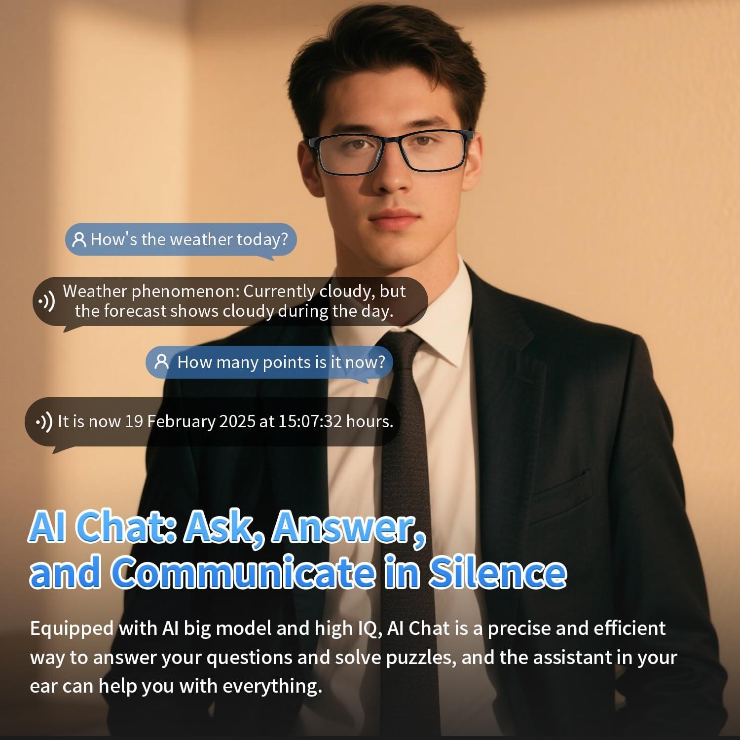 Gafas Inteligentes AI Tulbeys G07 - Traducción en Tiempo Real