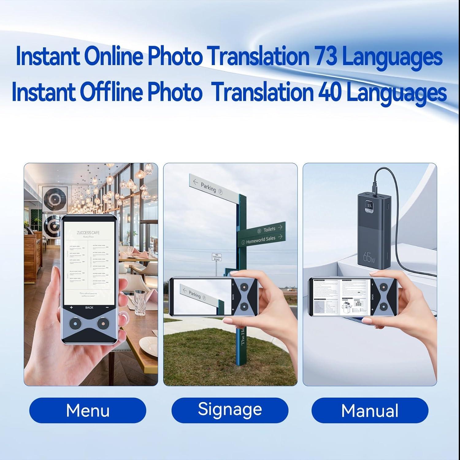 Traductor de Idiomas SKARA 2025 con SIM 4G y 137 Idiomas