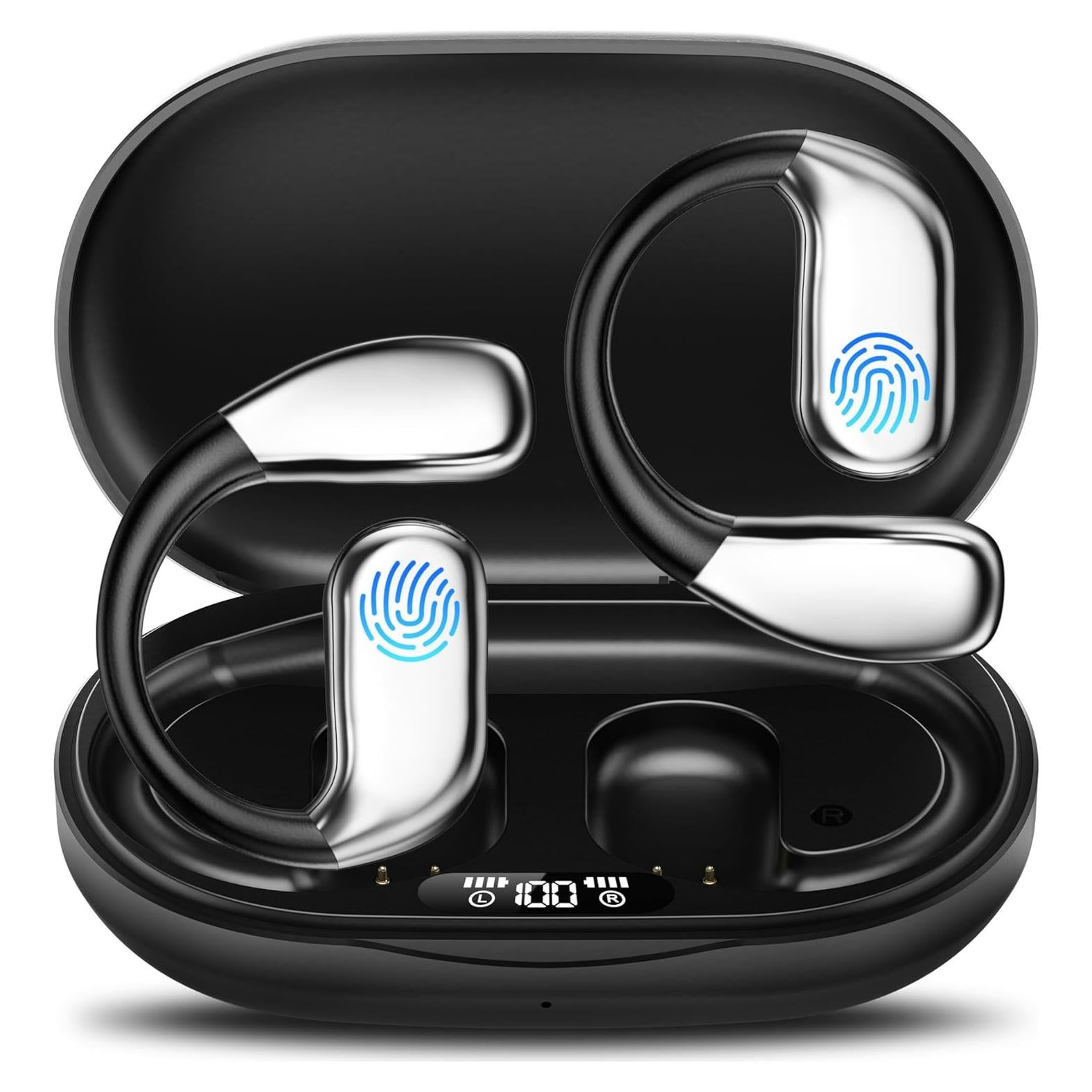 Auriculares Traductores AI Merryking MK75 144 Idiomas Negro