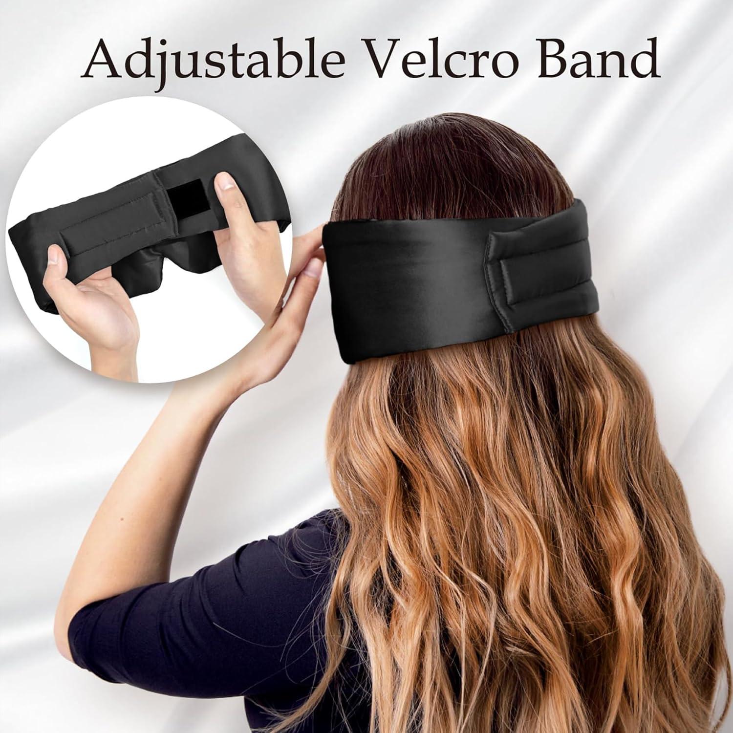 Máscara de Sueño de Seda Loouforial 100% Natural Ajustable