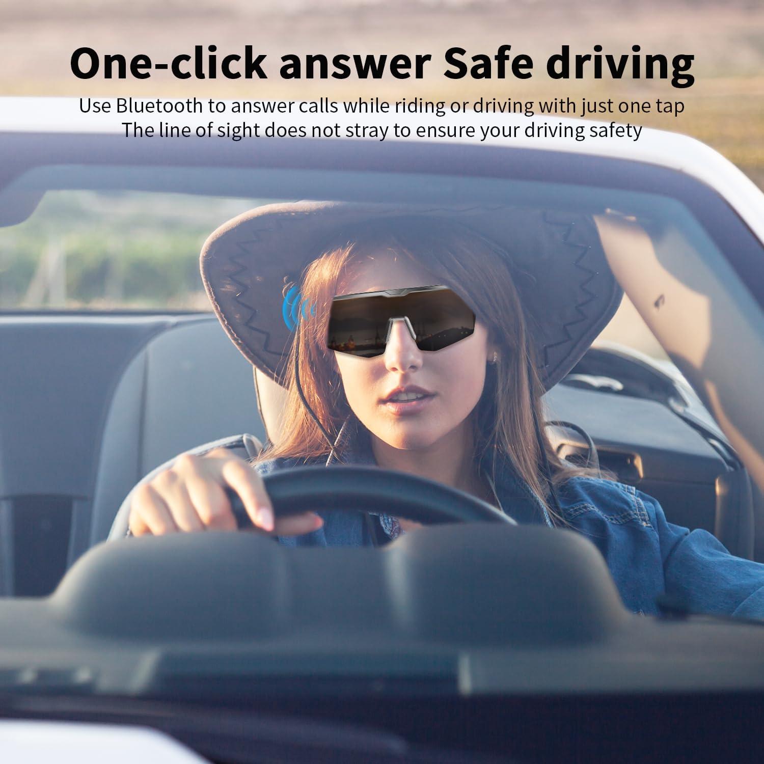 Gafas Inteligentes AI YJ006 con Traducción en Tiempo Real Plata