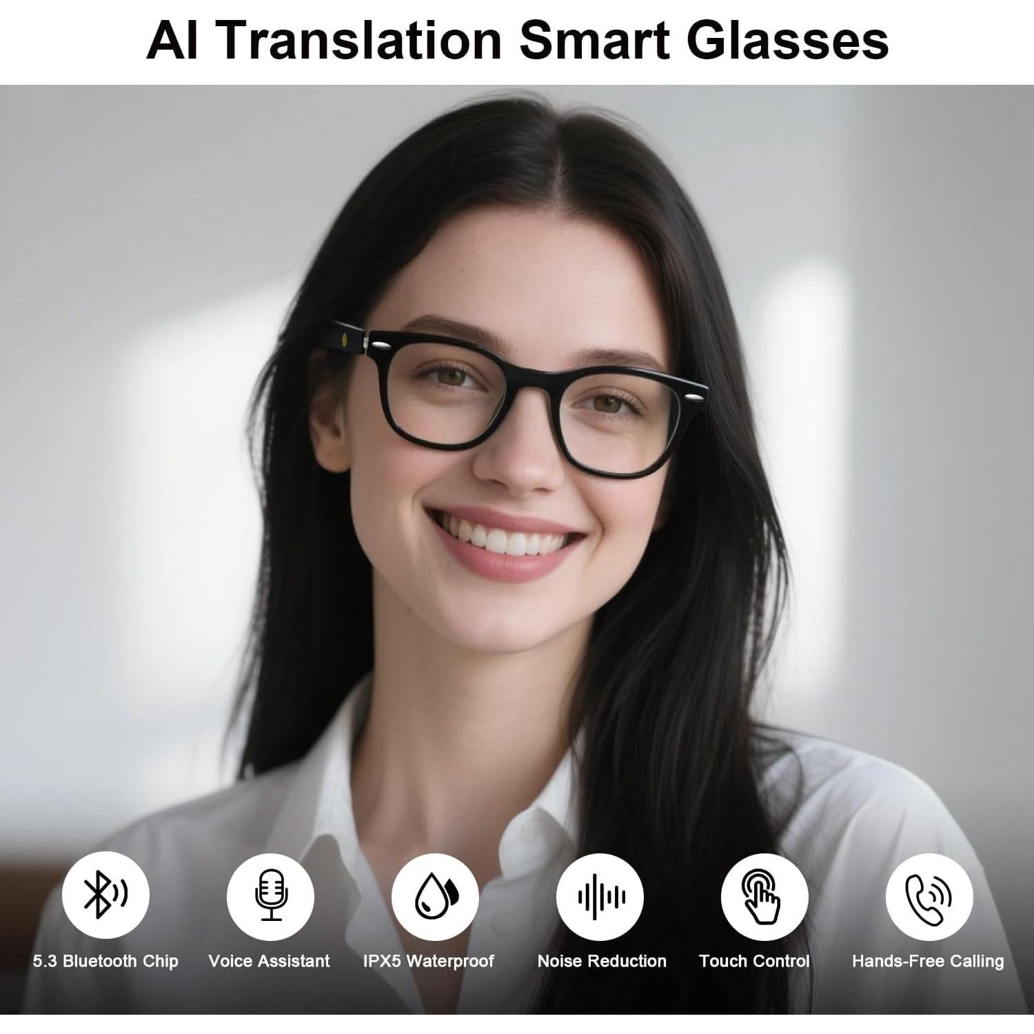 Gafas Traductoras AI Tulbeys MZ08 - Traducción en Tiempo Real