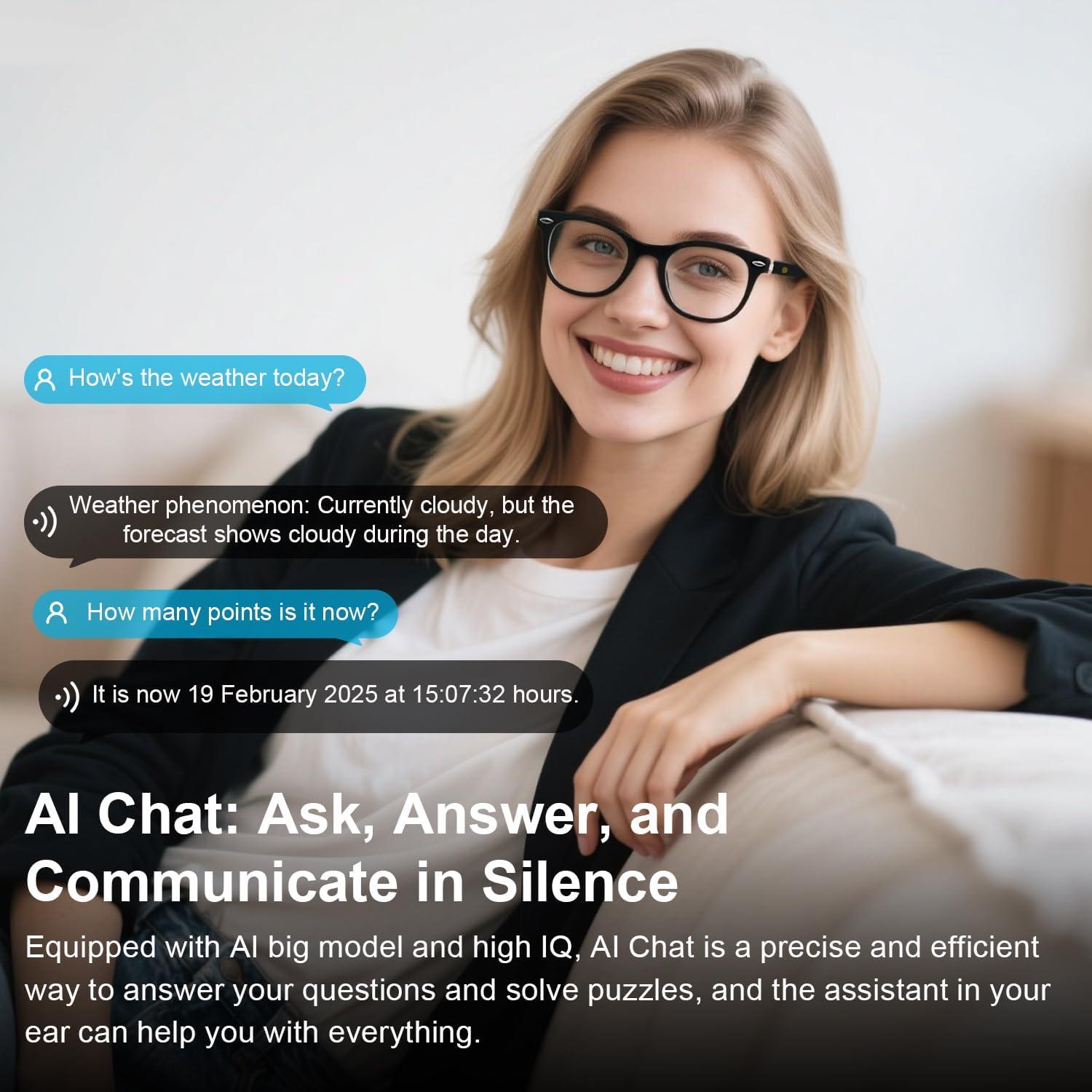 Gafas Traductoras AI Tulbeys MZ08 - Traducción en Tiempo Real